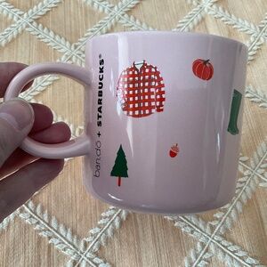 Starbucks 2018 Limited edition ban.do + Starbucks pink ceramic mug EUC